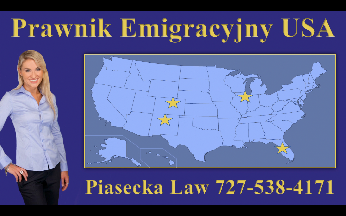 Prawnik Emigracyjny USA Piasecka Law 727-538-4171 Map